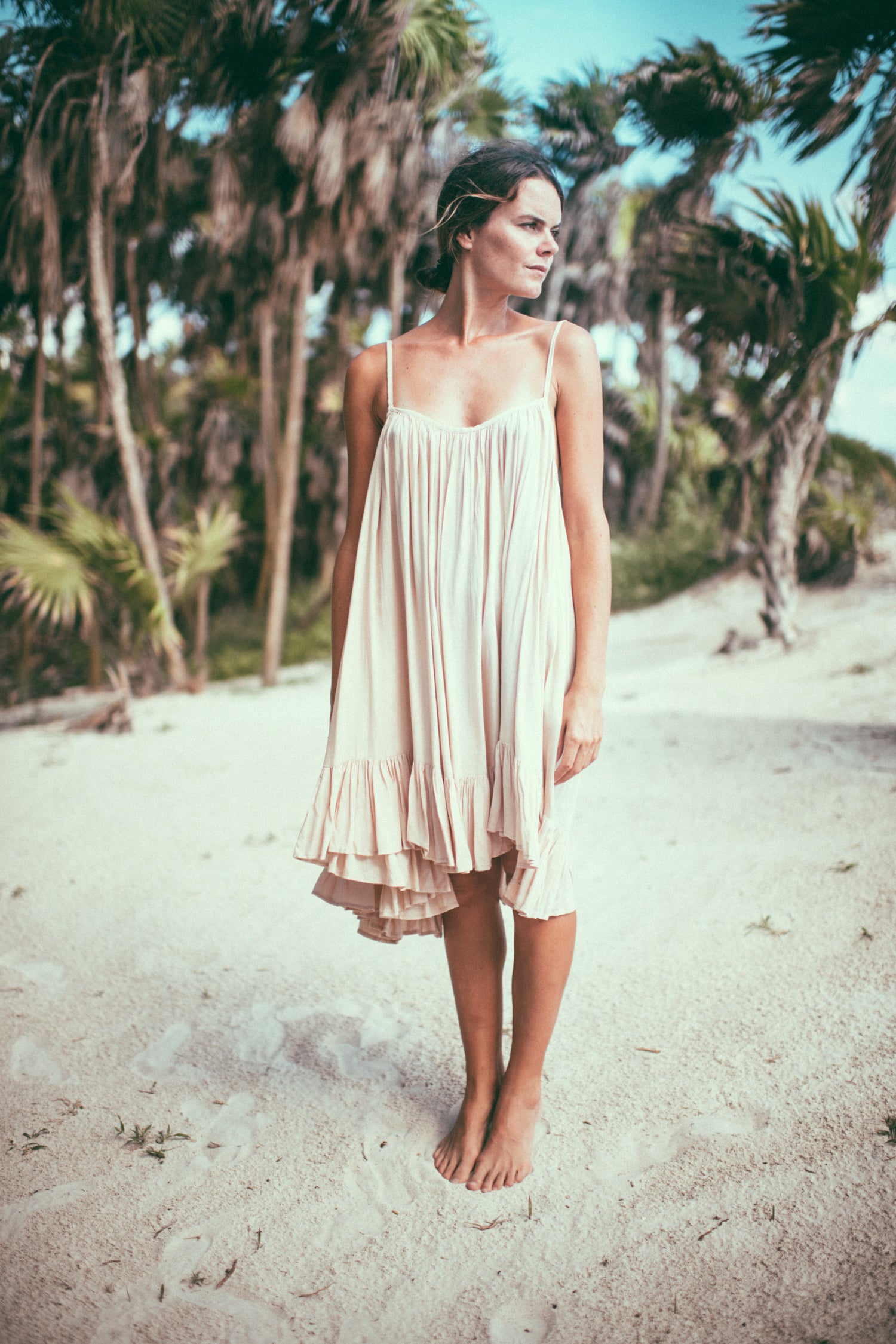 flowy beach dress